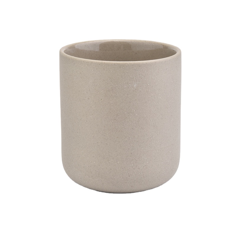 Customized Simple Ceramic Candle Vessels Supplier