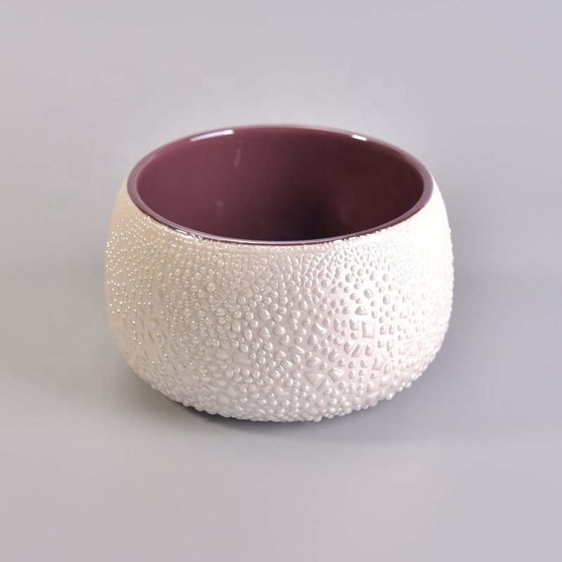 Christmas golden tealight ceramic candle jars candle making supplier