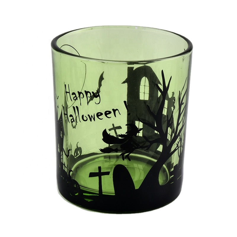 Custom Halloween Glass Jars For Candle Making