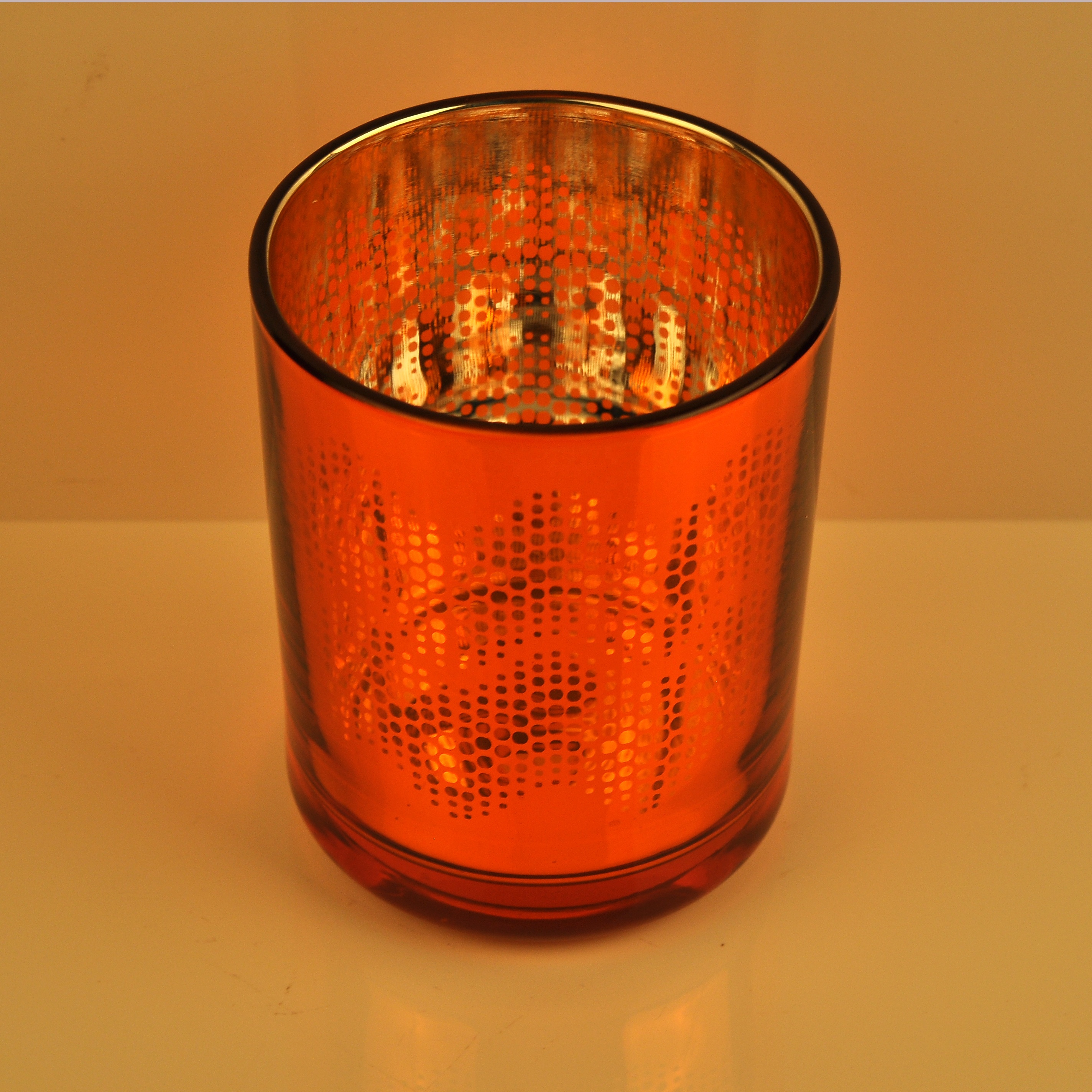 6oz 8oz 10oz Luxury spraying empty candle jars glass wholesales