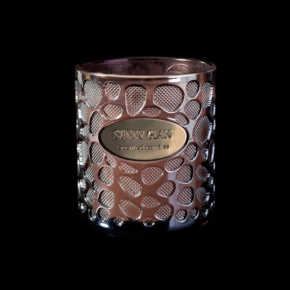 Sunny new design 26+ years brand cooperation tealight scented glass candle holder