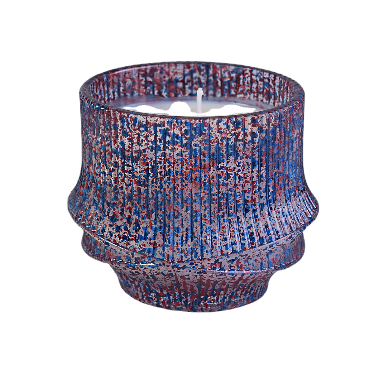 Sunny new design custom decorative luxury glass candle holder decor