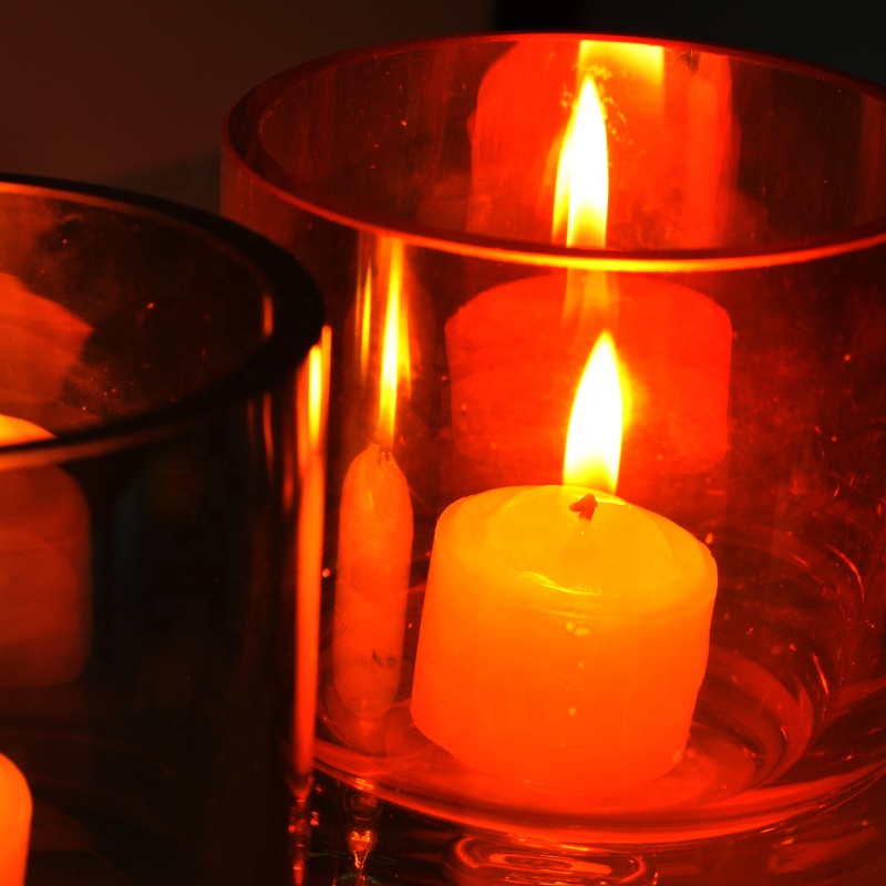 Wholesales luxury tealight crystal glass candle holder jar 6oz 8oz 10oz