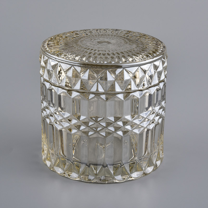 Popular Glass Candle Jar With Lids