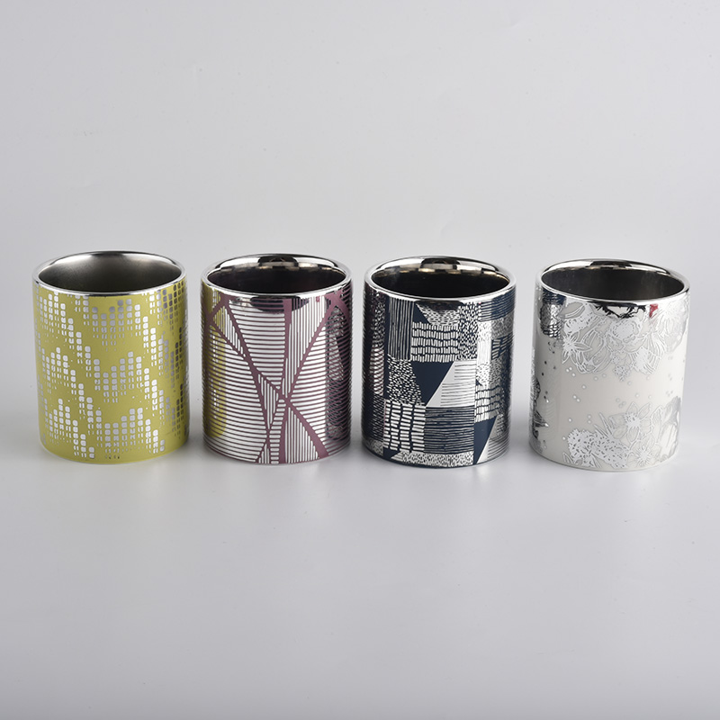 11oz Ceramic Candle Jar With Custom Printing