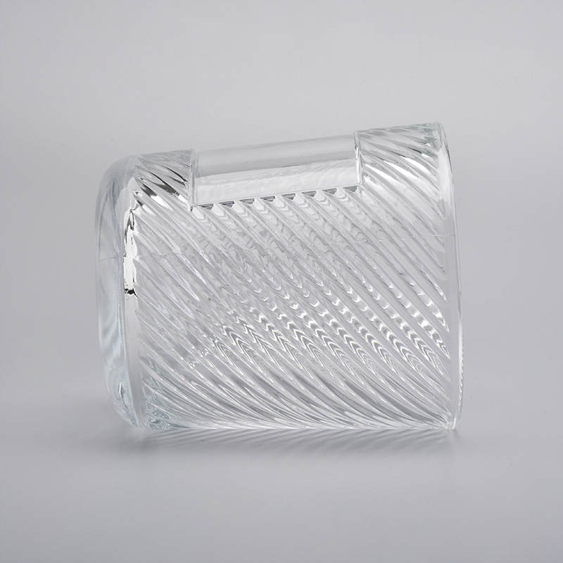 New Arrival Embossed Ceramic Candle Jars
