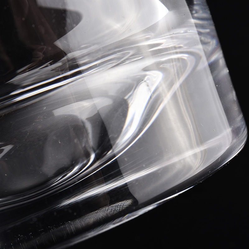 Thick Wall Crystal Glass Candle Jars