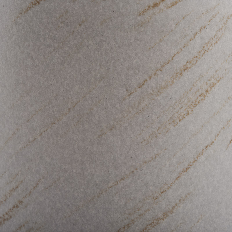 Matte White Transmutation Glazed Ceramic Candle Jars