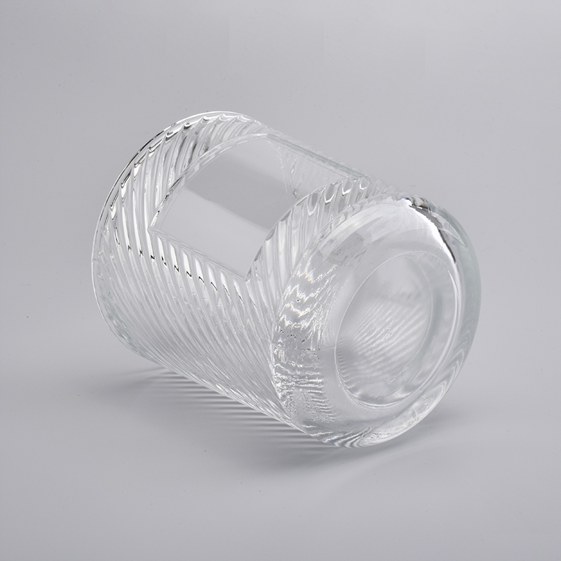 New Arrival Embossed Ceramic Candle Jars