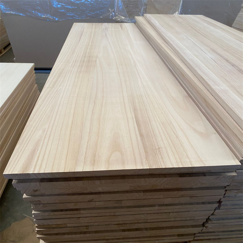 China Wholesale custom size paulownia AA grade solid wood board paulownia board manufacturer