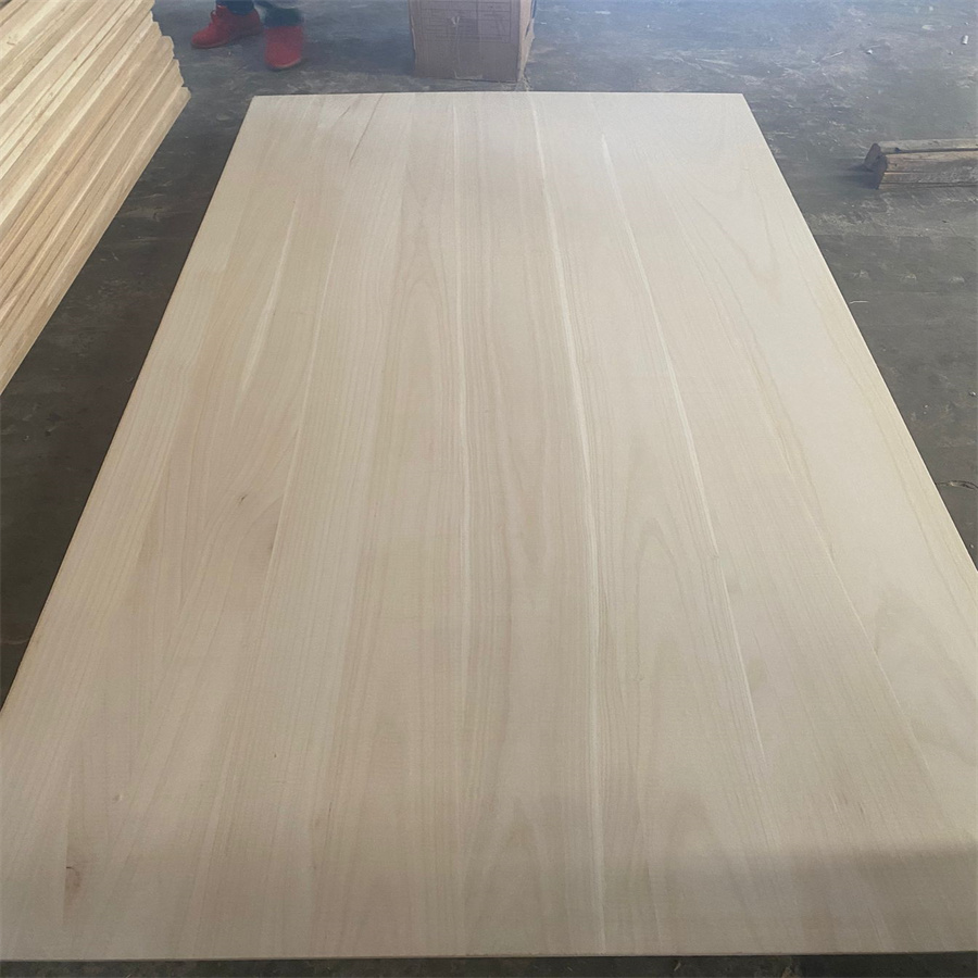 Fábrica de paneles conjuntos, tableros de madera de paulownia, paneles de madera pegados, precio