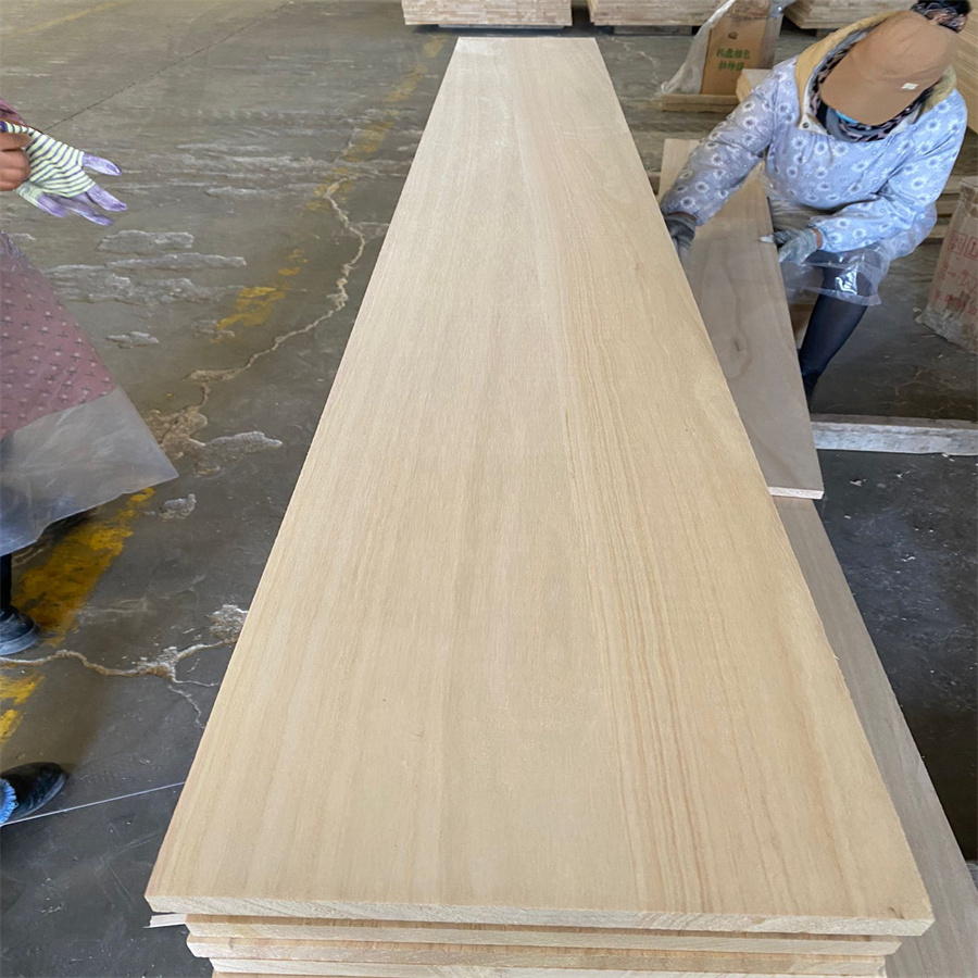 Tableros kiri de China, madera pegada con borde de paulownia tomentosa para tablas de cortar de ataúdes