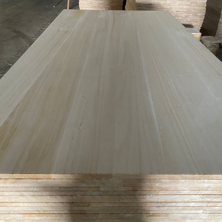 paulownia edge glued panels with sanded surface and nice color for coffin making panels - COPY - kh4u9v