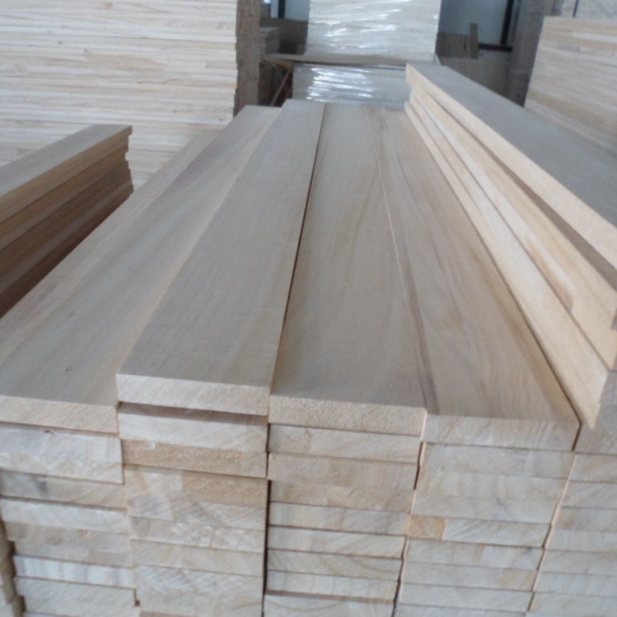 China Paulownia Solid Wood 좁은 스트립 공장 공급 업체가 좋은 가격과 최고급 품질
