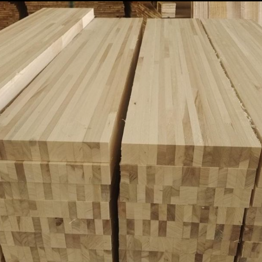 Blocs de noyau en bois de snowboard fabriqué à partir de Paulownia et de bandes solides du peuplier