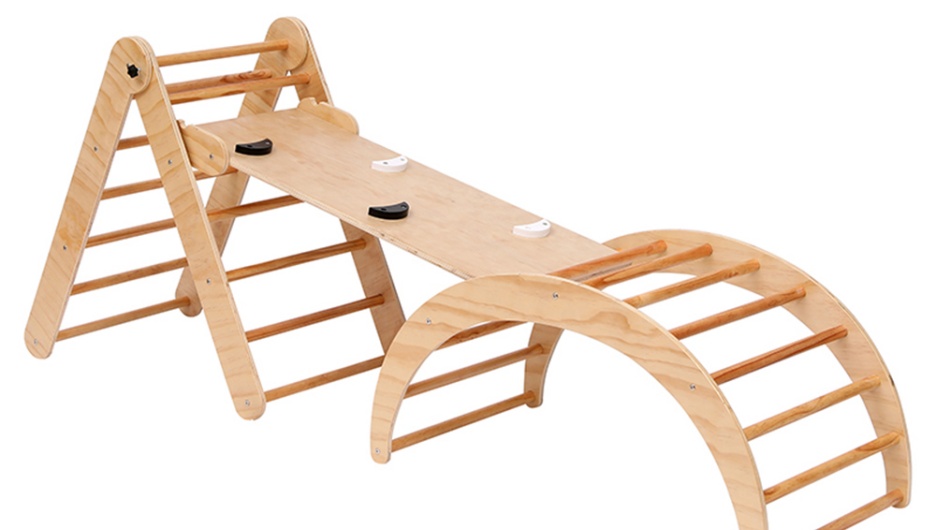 Children's climbing frames and chairs