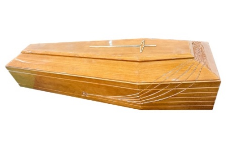 China Solid wood coffins manufacturer