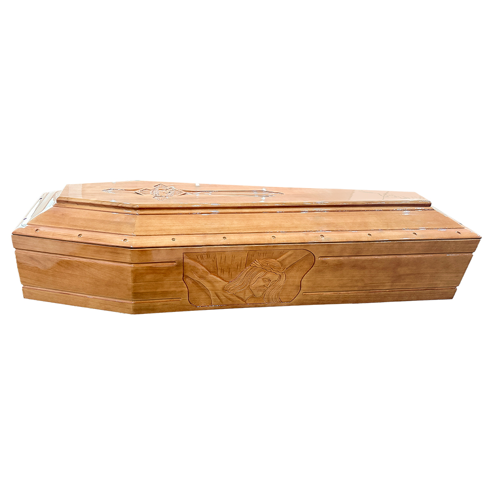 Factory Price European Style Funeral Wooden Coffins Funeral Equipment and Wooden Adult Ash Boxes
