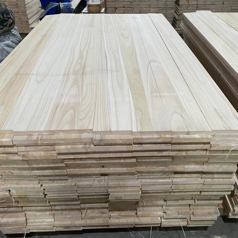 Tiras de madera de paulownia de 19 mm para panel de fabricación de núcleos de esquí