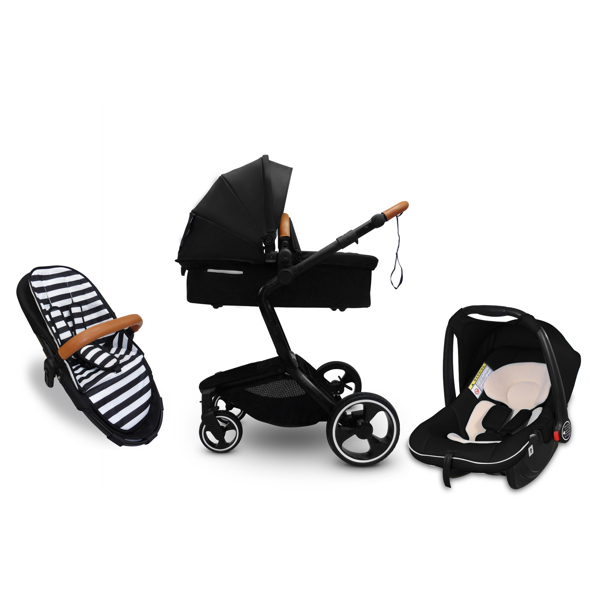 Limited time sale, cheap price  baby stroller,  3 in 1 Multi-functional Baby Stroller with Baby Carry Basket