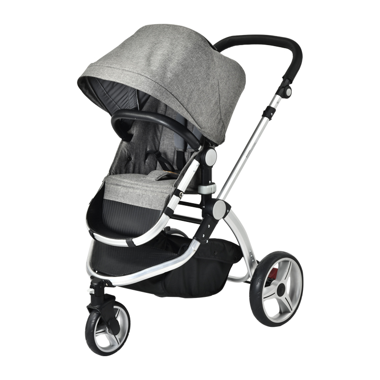 Hochwertiger 3-in-1-Kinderwagen mit 3 Rädern, luxuriöser Hochlandschafts-Poussette-Multifunktionskinderwagen