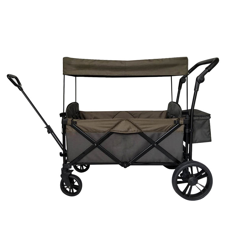 2024 W101 Luxury Baby  Folding Wagon Stroller Pram Twin baby stroller Baggage stroller with CE