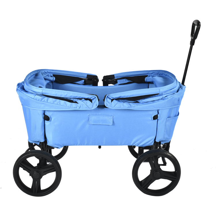 Oem ODM baby products factory Four-wheel and Enclosed Structure folding beach cart multifunction folding  wagon