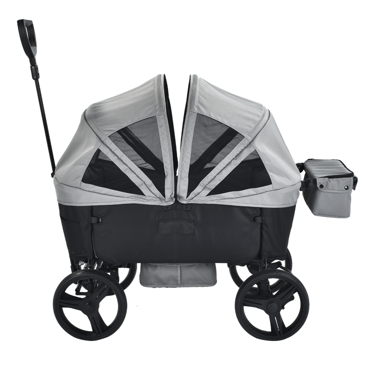 Custom design outdoor multi carry-multicolors baby wagon Outdoor use large size baby wagon stroller folding stroller wagon folding trolley baby