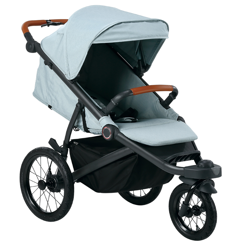 3-Rad-verstellbarer, schnell zusammenklappbarer Jogger-Kinderwagen, Jogging-Kinderwagen