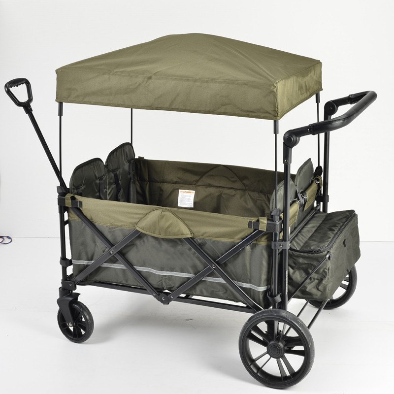 OEM & ODM push utility cart cheap outdoor baby wagon with ASTM