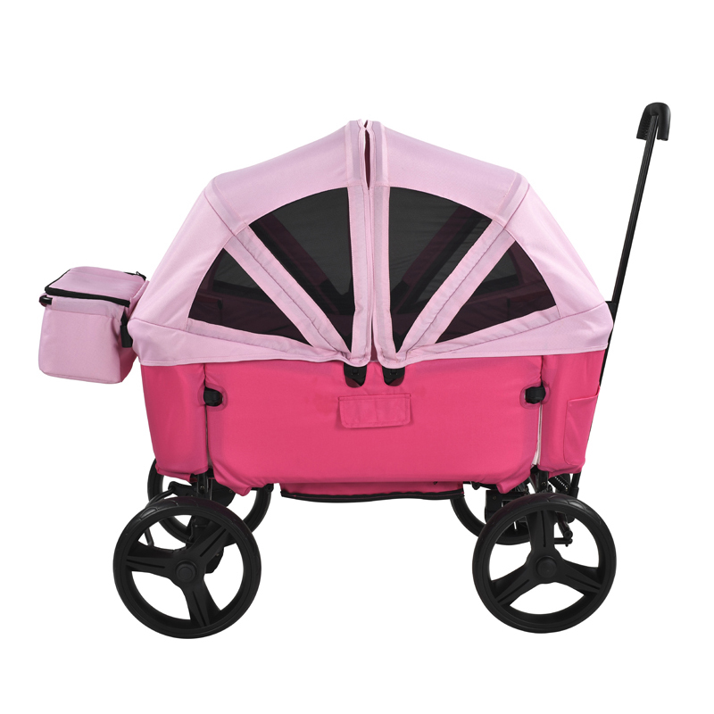 Fold utility wagon outdoor wagon with 4 wheels