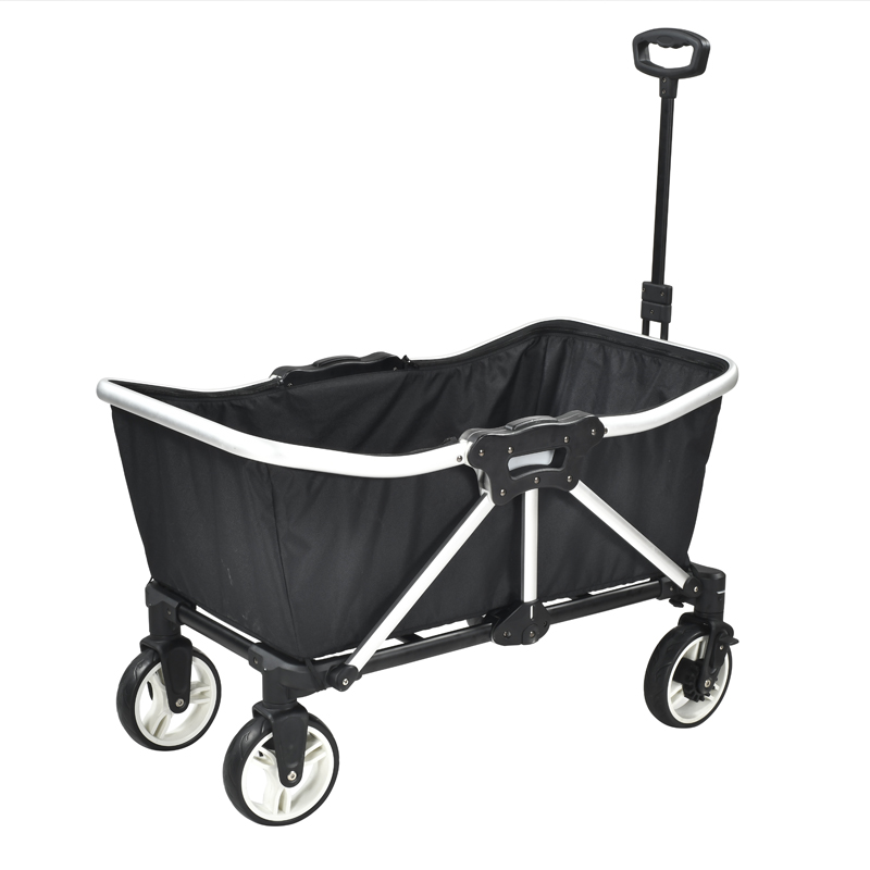 Collapsible camping trolley alum tube baby wagon