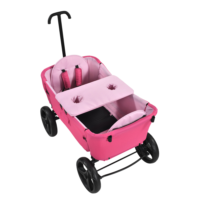 Folding beach cart for sand camping beach trolley with all terrain wheels