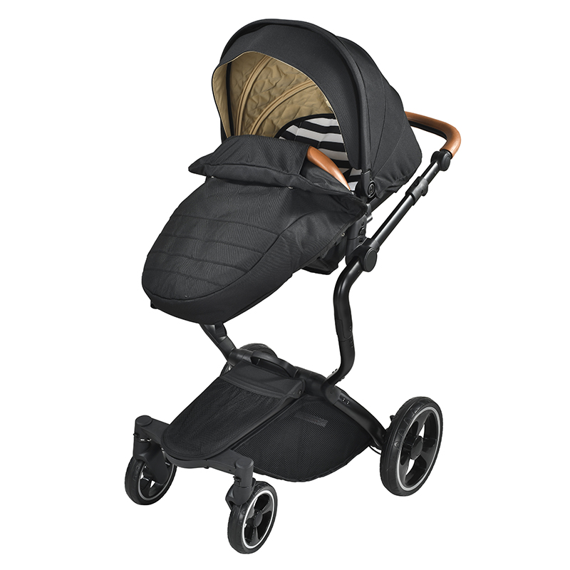 Parent facing pushchair compact folding stroller with wheels
