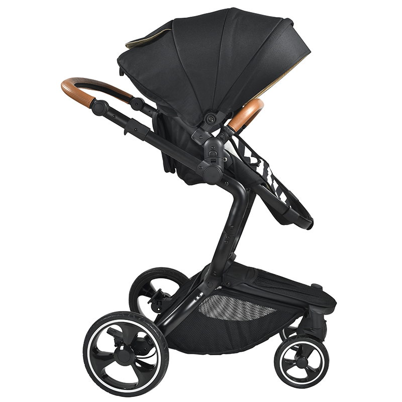 عربة أطفال محمولة ذات كرسي دفع حضري مزودة بعجلة