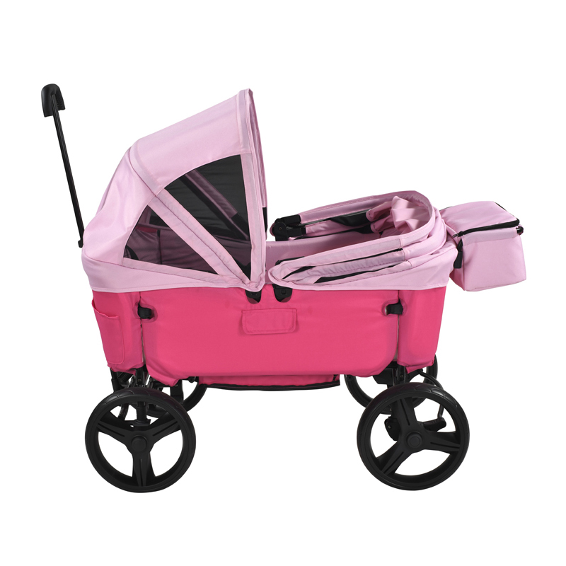 Folding beach cart for sand camping beach trolley with all terrain wheels - COPY - pguds7