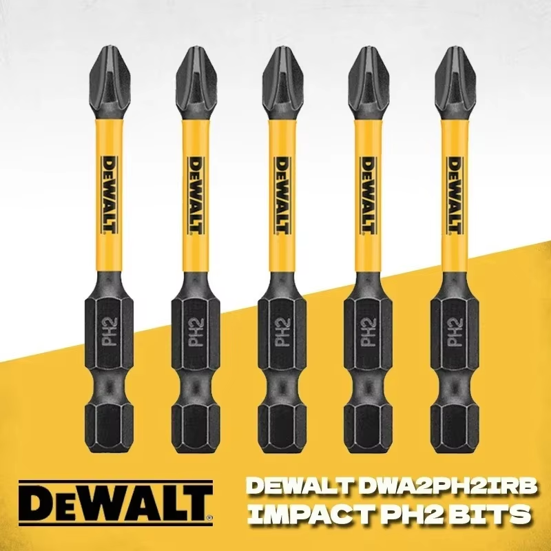 DWA2PH2IRB Electric Screwdriver Set High Hardness PH2 Impact Driver Drill Bit Cross Batch Head for Efficient Screwing