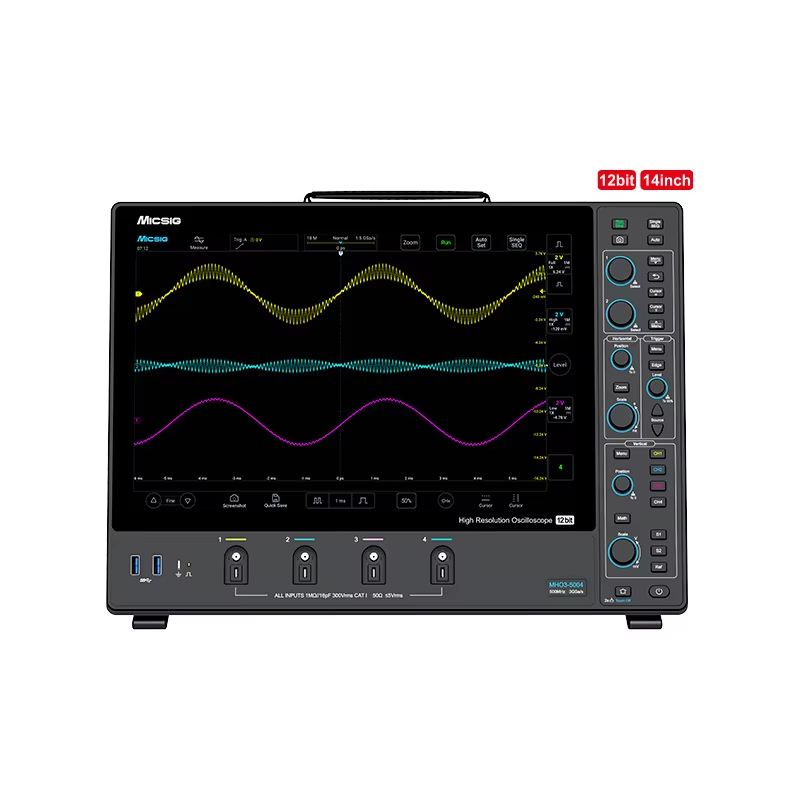 Gold Seller MHO3 Series 2504/3504/5004 OSCILLOSCOPES 250MHz/350MHz/500MHz4CH3GSa/s12bit