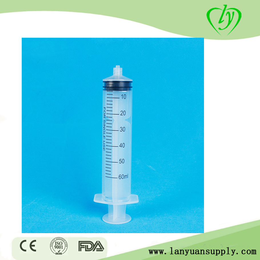 Seringue jetable d'injecteur médical de fabricant 50ml/60ml