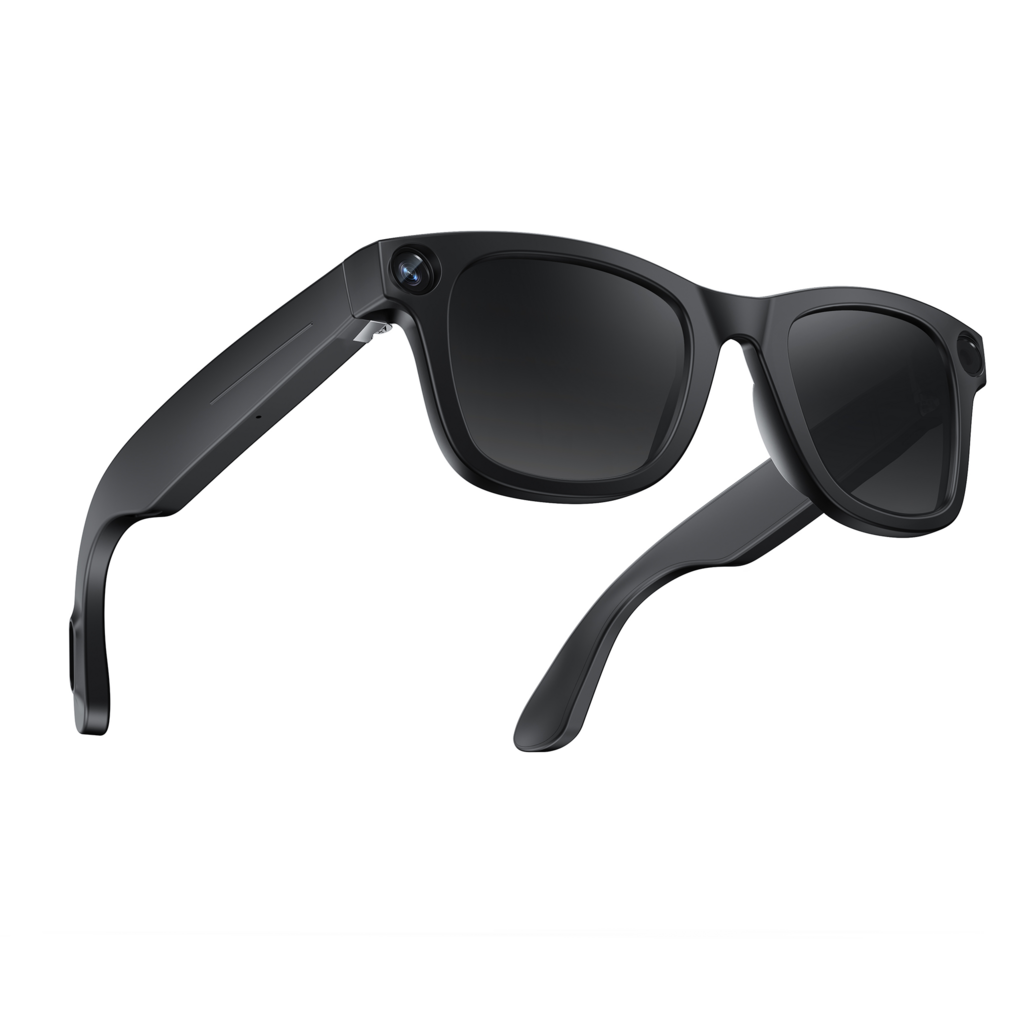 AI Smart Brille - 1080p HD -Aufnahmebrille mit 800 -W -Pixelkamera, 32 GB Speicher, 120h Standby, Anti -Shake und magnetischer Ladung