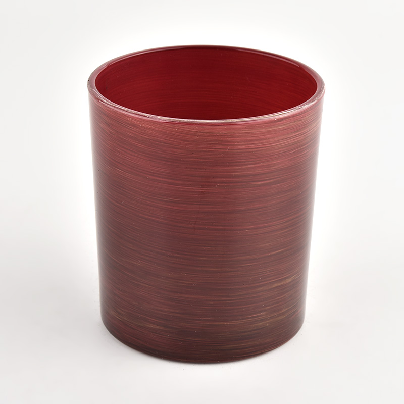 colorful glass candle jars and candle holders for soy wax 