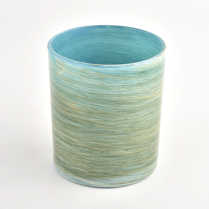 colorful glass candle jars and candle holders for soy wax