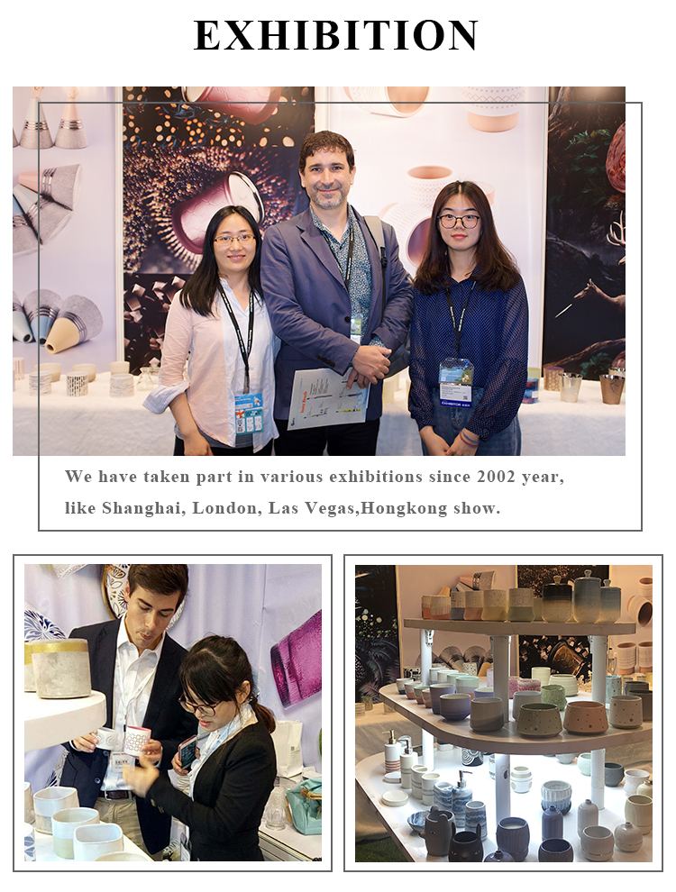 Custom Home decor rose golden glass candle vessel for candles making