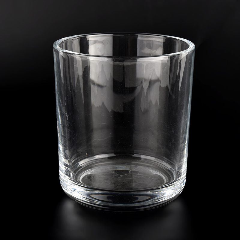 14oz round bottom glass candle jar
