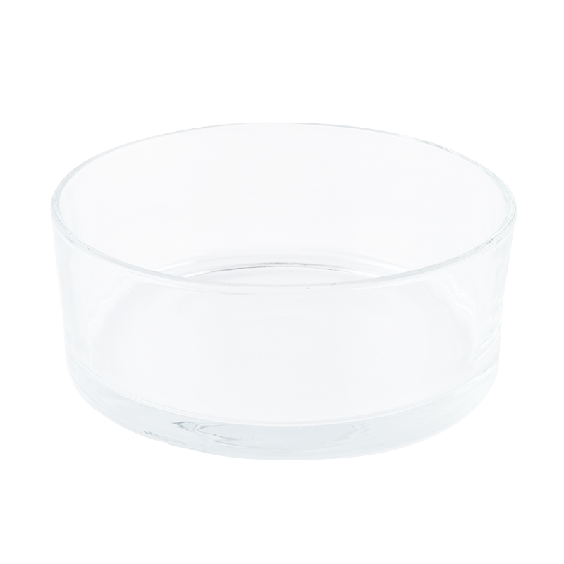 luxury 5 wicks large glass cnadle bowl