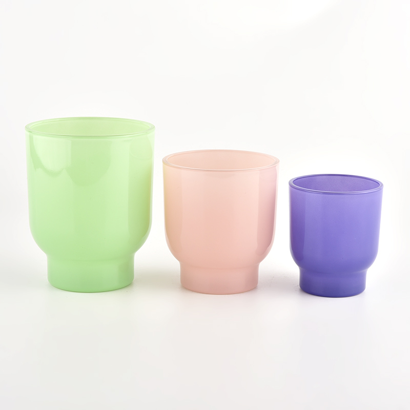 home decor taper glass candle holder 
