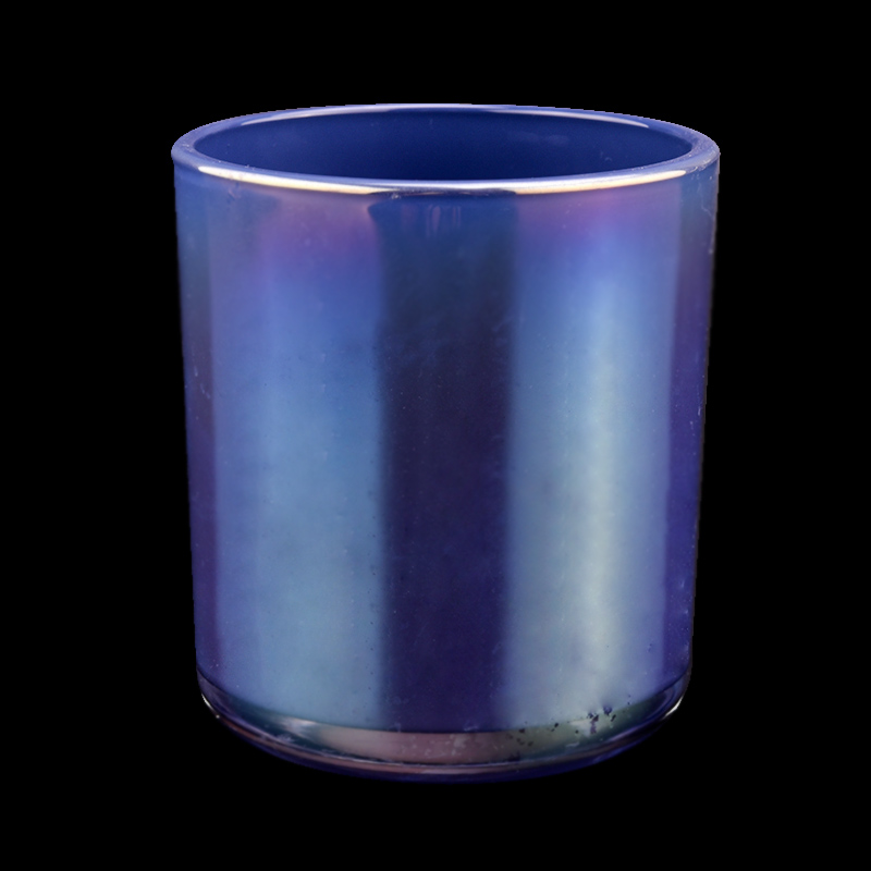 wholesale 12oz round glass candle jars for soy wax inside