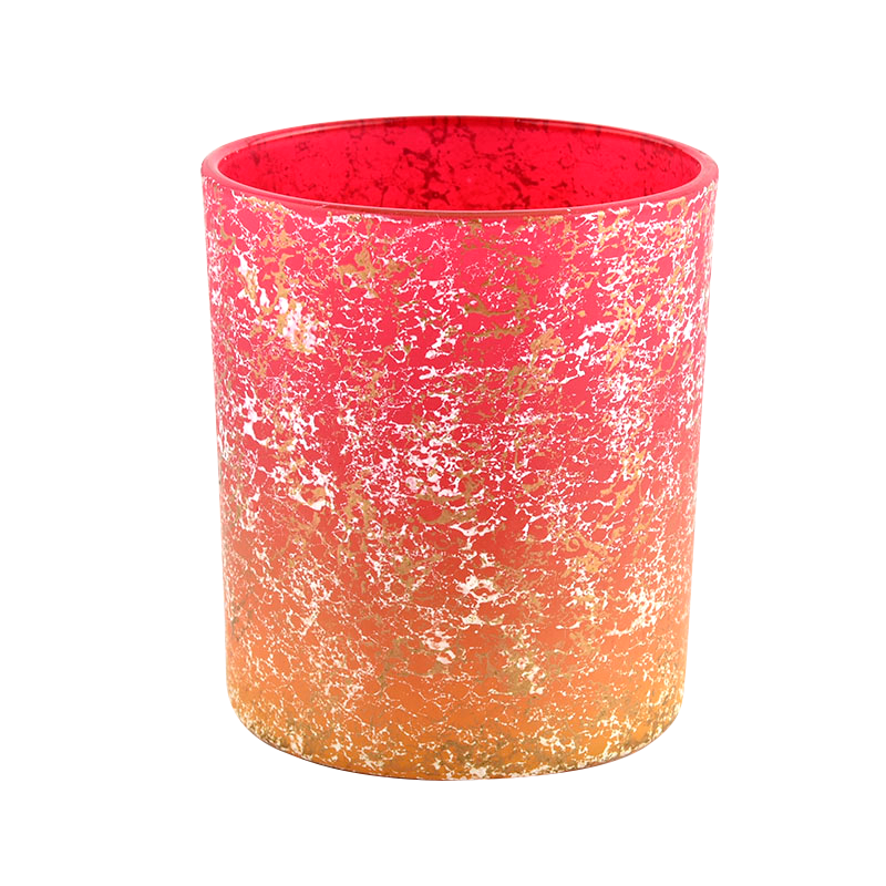 Multicolor luxury glass candle vessels wholesale glass candle holder