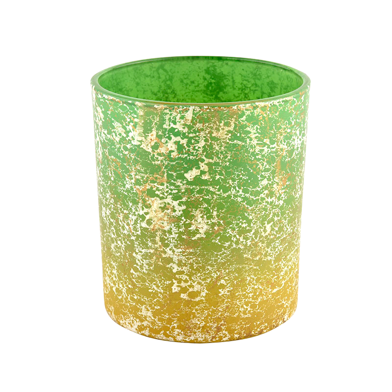 Multicolor luxury glass candle vessels wholesale glass candle holder