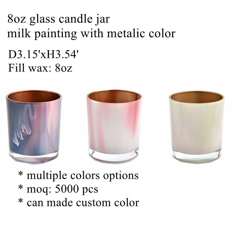 home decor mix colors glass candle holder